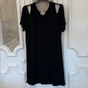 Black Cold Shoulder Dress